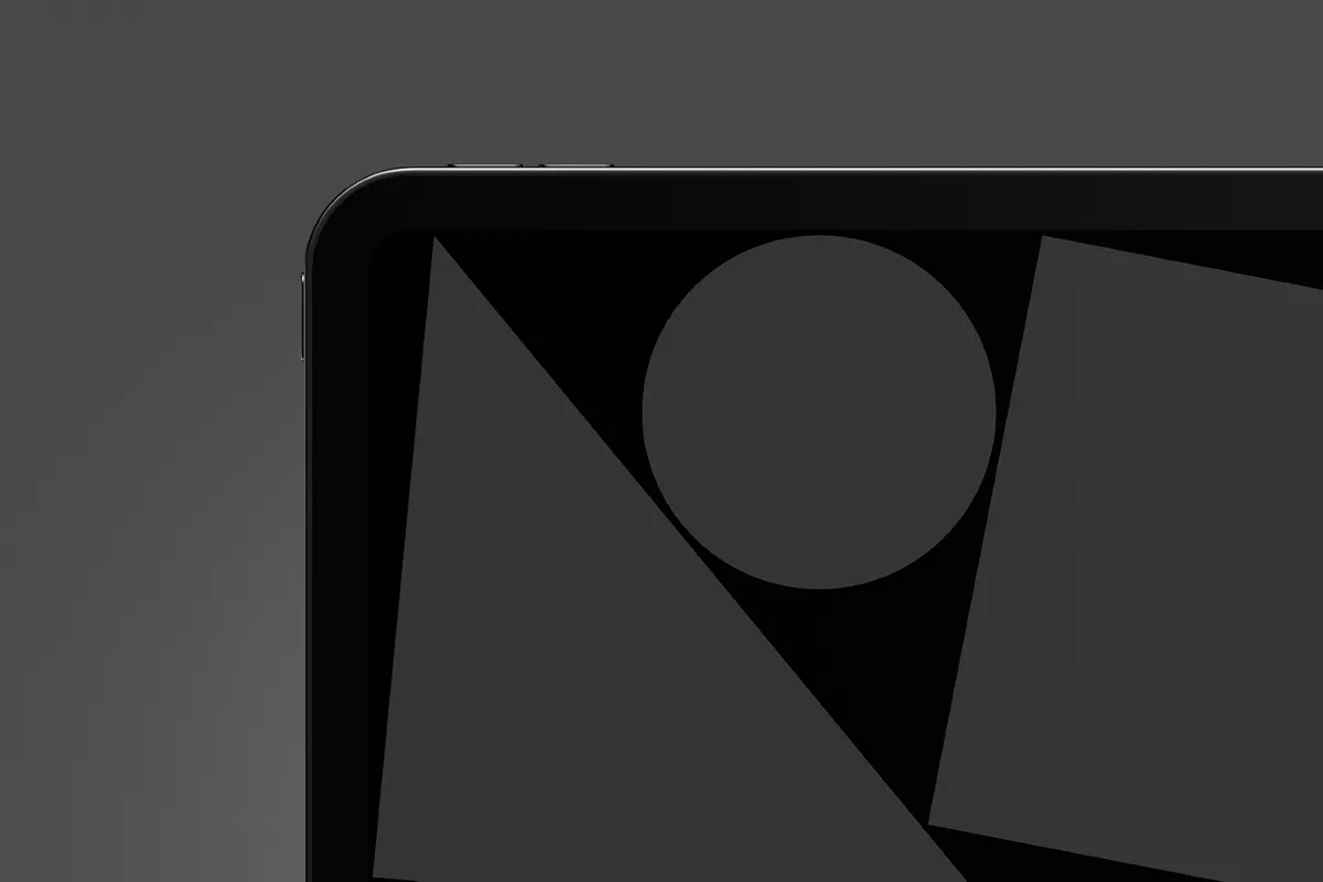 iPad Pro Crop Mockup