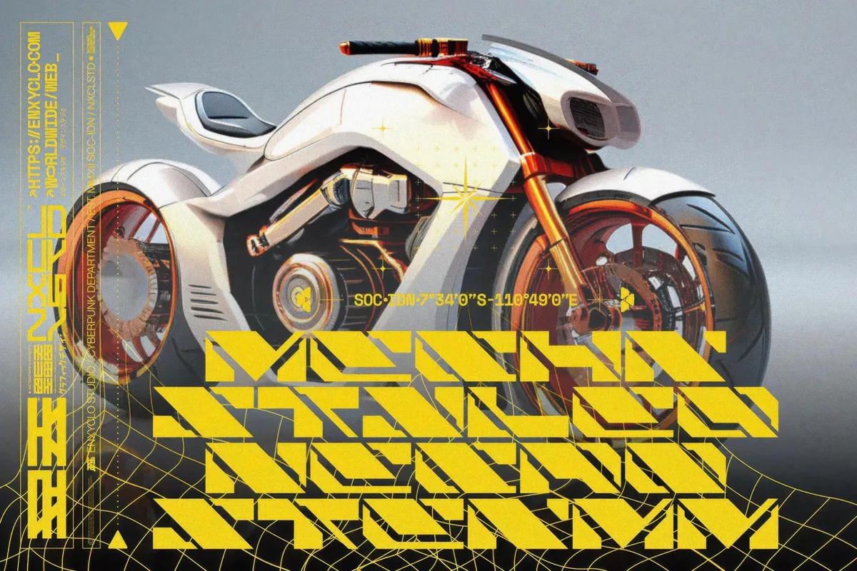 NCL Raxor — Futuristic Cyberpunk Font