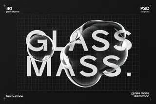 Glass Mass Distortion Shapes