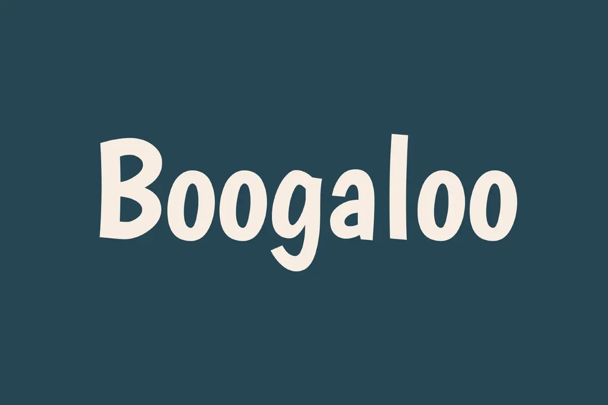 Boogaloo - 90s Surf Font