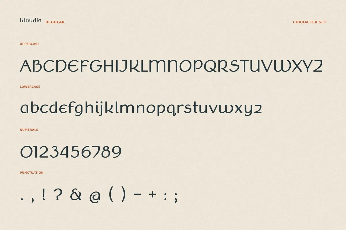 Klaudia - Fantasy Font Family