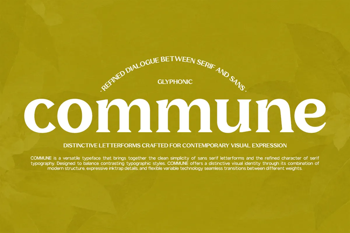 GC Commune Vol. 2 - Elegant Sans & Serif Font Family