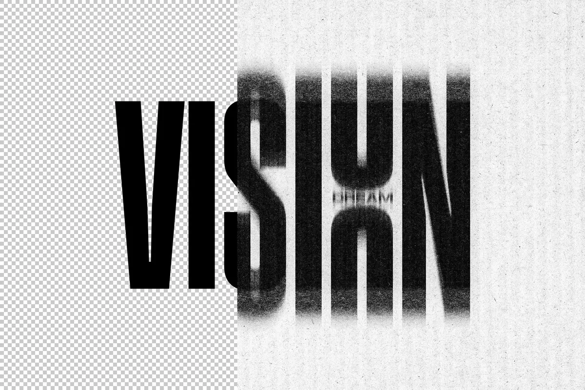 Mess Distortion Text & Logo Effect