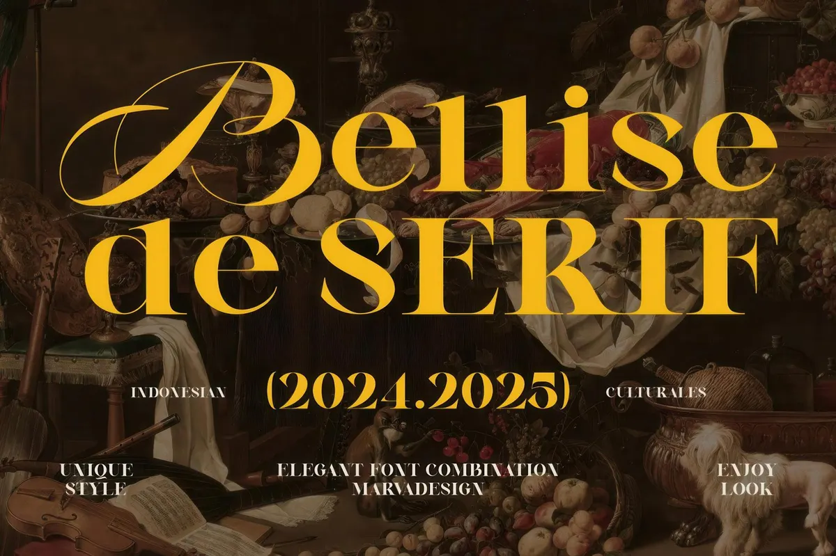 Bellise de Serif Font