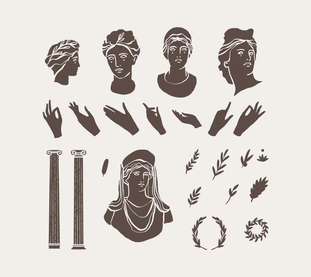Ancient Greece Aesthetic Graphics