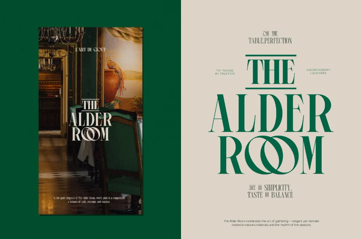 TRT Pachel - Luxury Editorial Serif Font