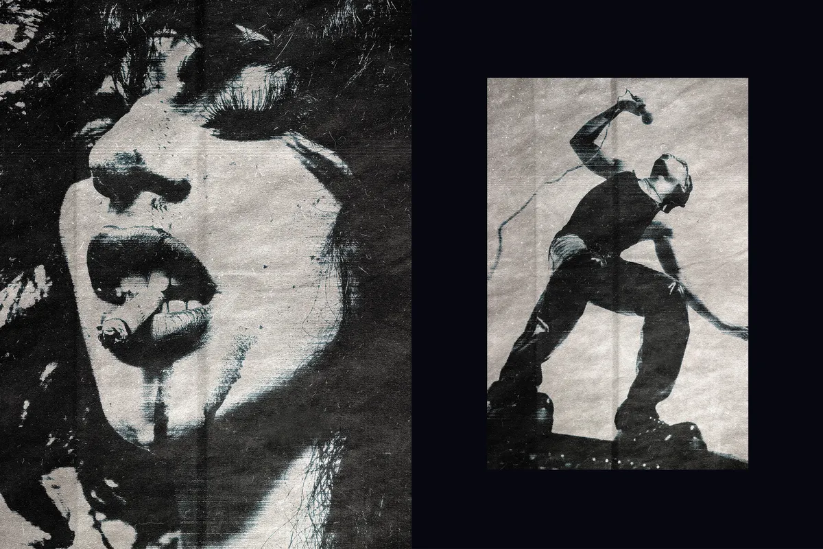 Grunge Photocopy Effect