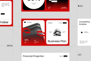 Modern Business Plan Presentation - PowerPoint