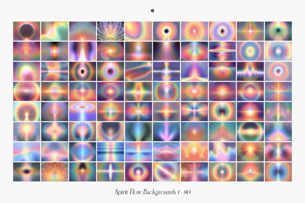 Spirit Flow - Halftone Gradient Backgrounds