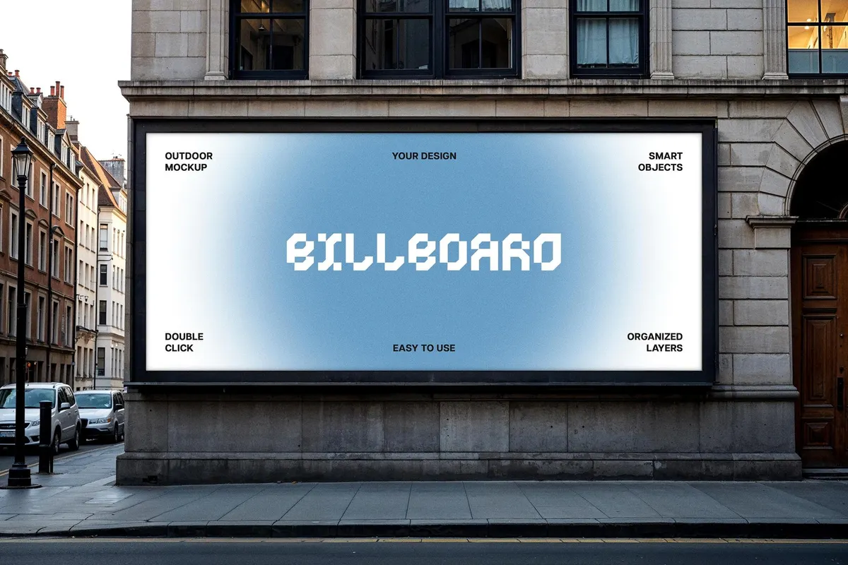 City Billboard Mockup