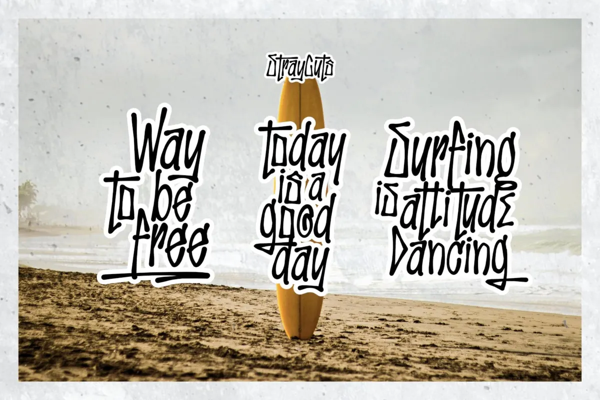 Stray Cuts - Decorative Font