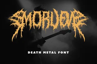 Morven — Death Metal Font