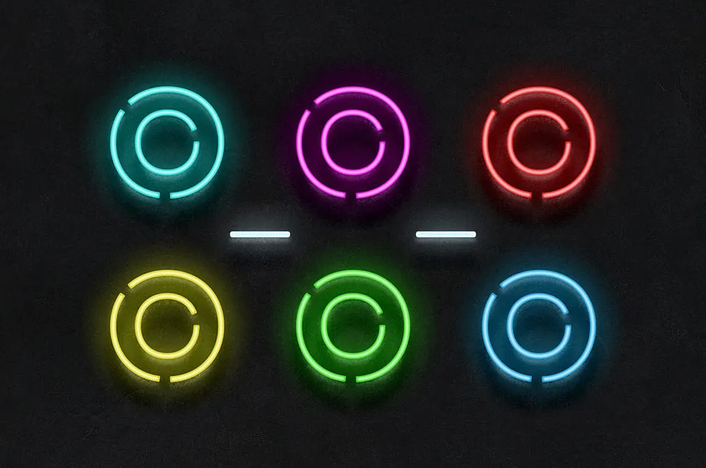 Neon Sign Photoshop Effect