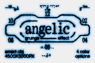 Angelic Grunge Text & Logo Effect
