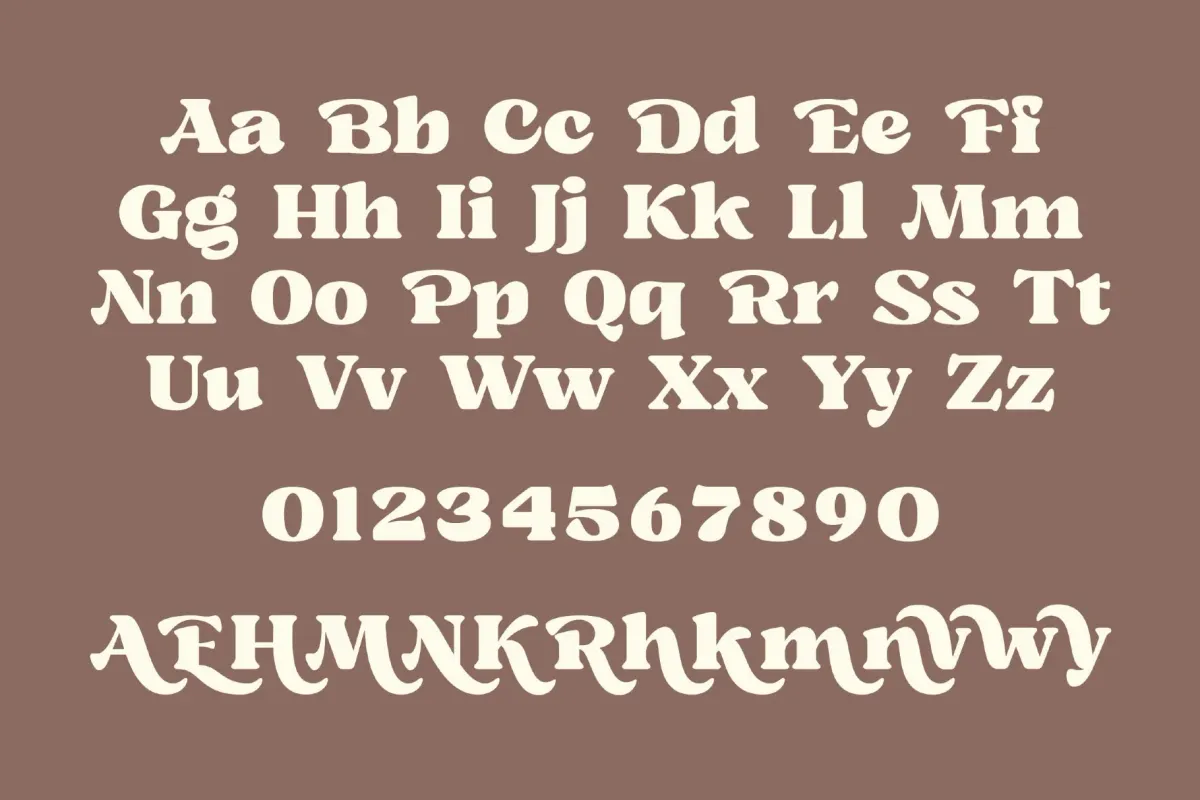 Mickle a Retro Modern Font