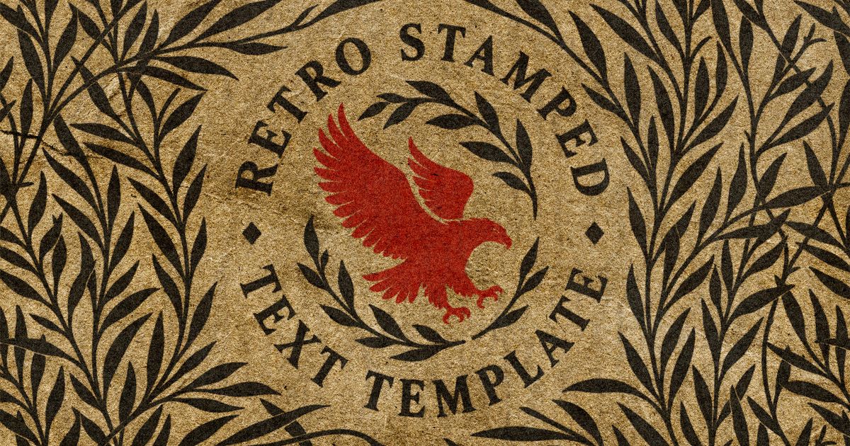 Retro Stamped Text Effect | Pixelbuddha