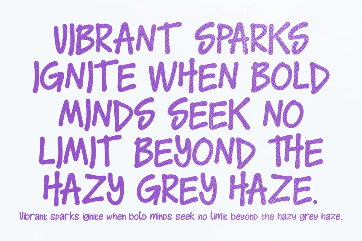GRAFLO - Hand-Drawn Graffiti Font