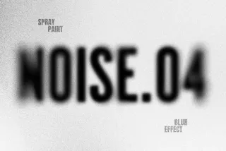Spray Paint Blur Effect