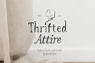 Thrifted Attire - Organic Serif