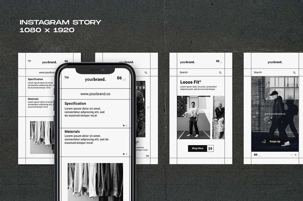 Kinetic Instagram Template