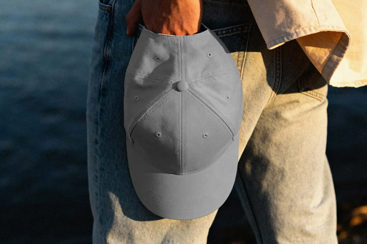 Cap Mockup in Hand