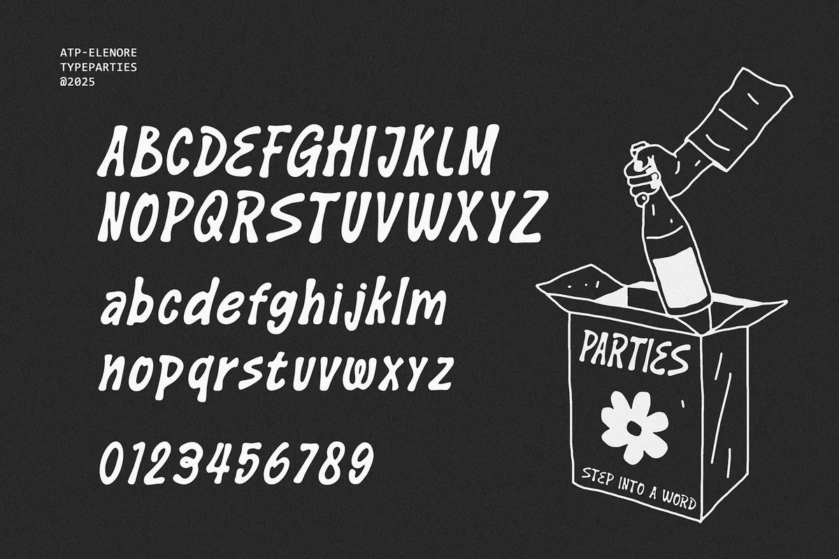 Elenore – Groovy Poster Font