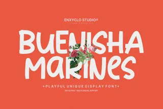 NCL Buenisha Marines — Playful Font