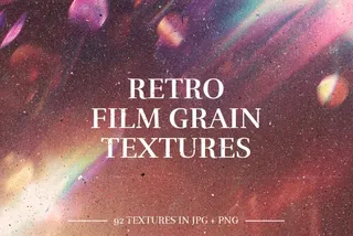92 Retro Film Grain Textures