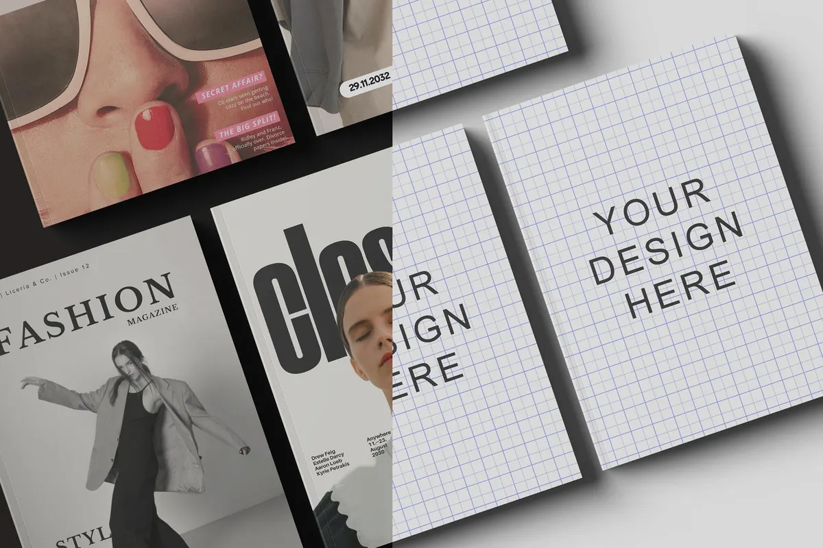 Magazines / Catalogs Layout Mockup