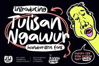 Tulisan Ngawur — Handwritten Font