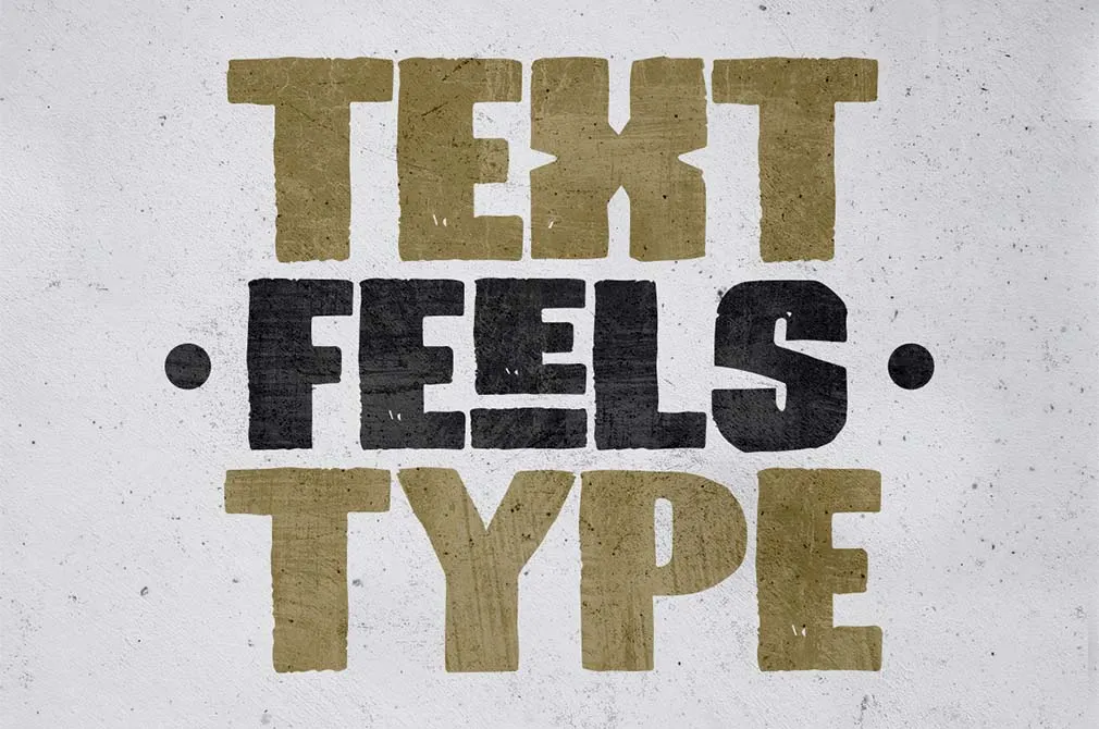 Dexlite — Bold Rough Font