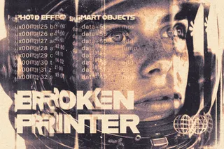 Broken Printer Photo Effect