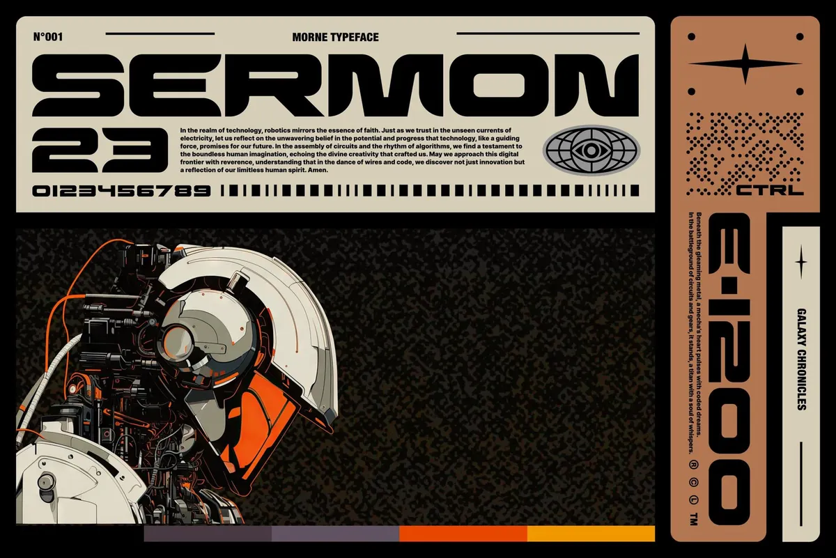 Morne Display Typeface