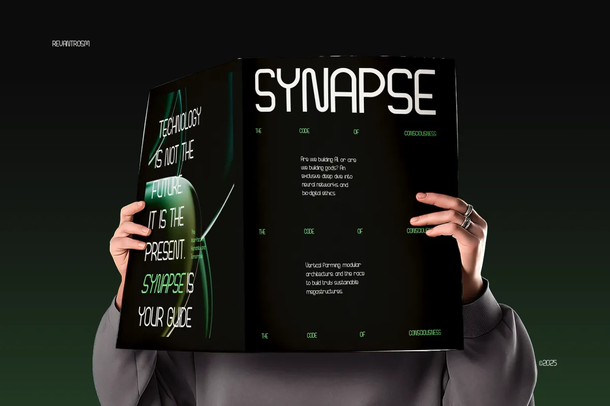 Revantrosn - Futuristic Sans Serif Font