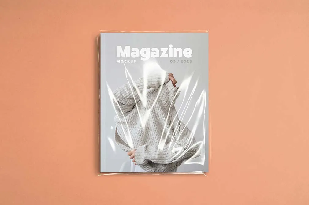 Magazine Mockup US Paper Size