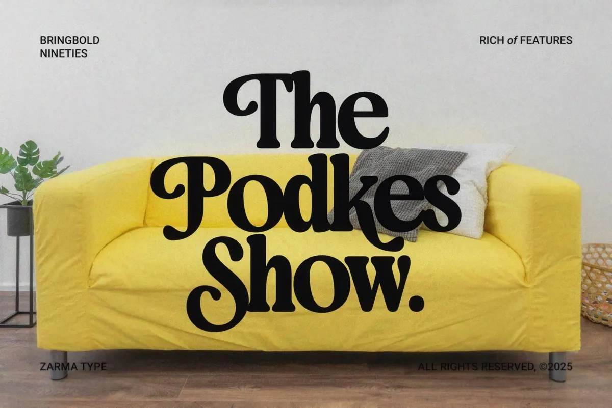 Bringbold Nineties — Serif Font