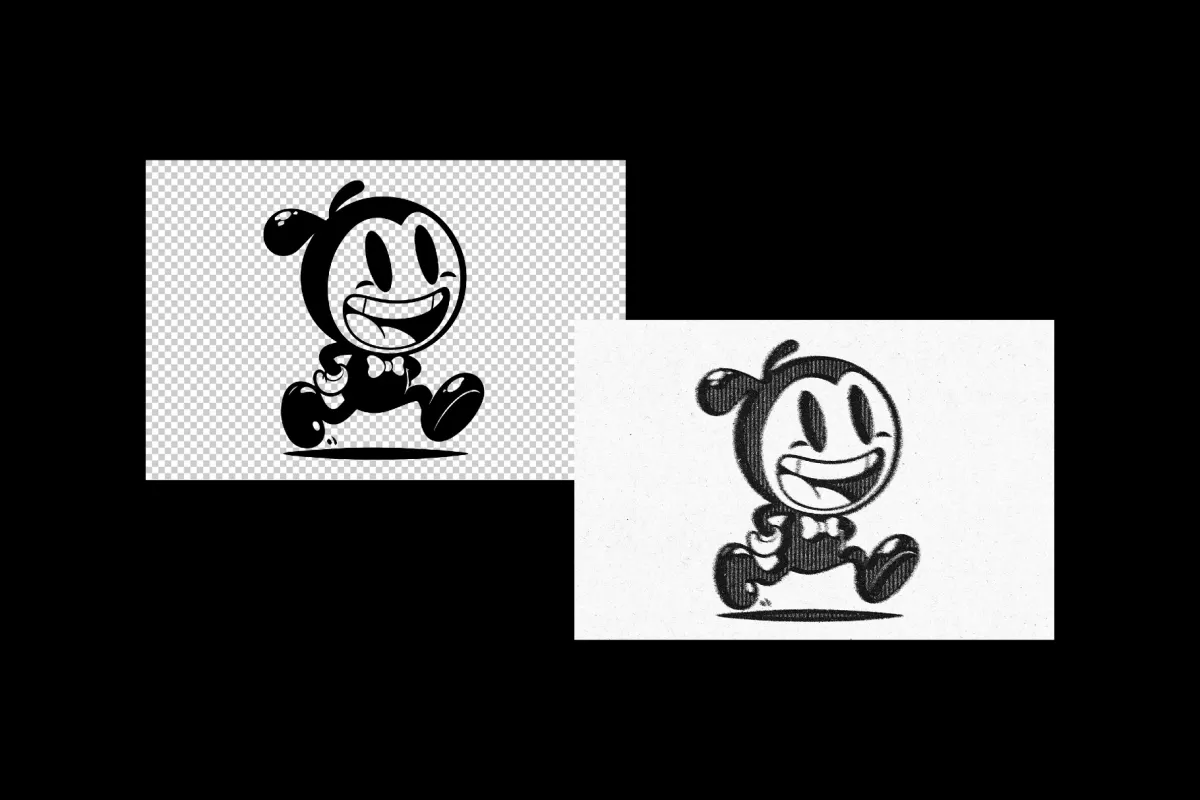 Dirty Ink Print Effect