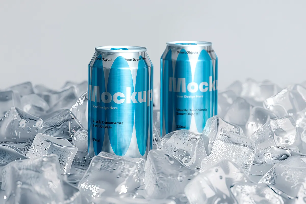 Frozen Can Mockup Set