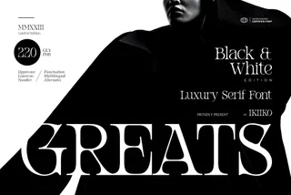 Greats — Luxury Serif Font