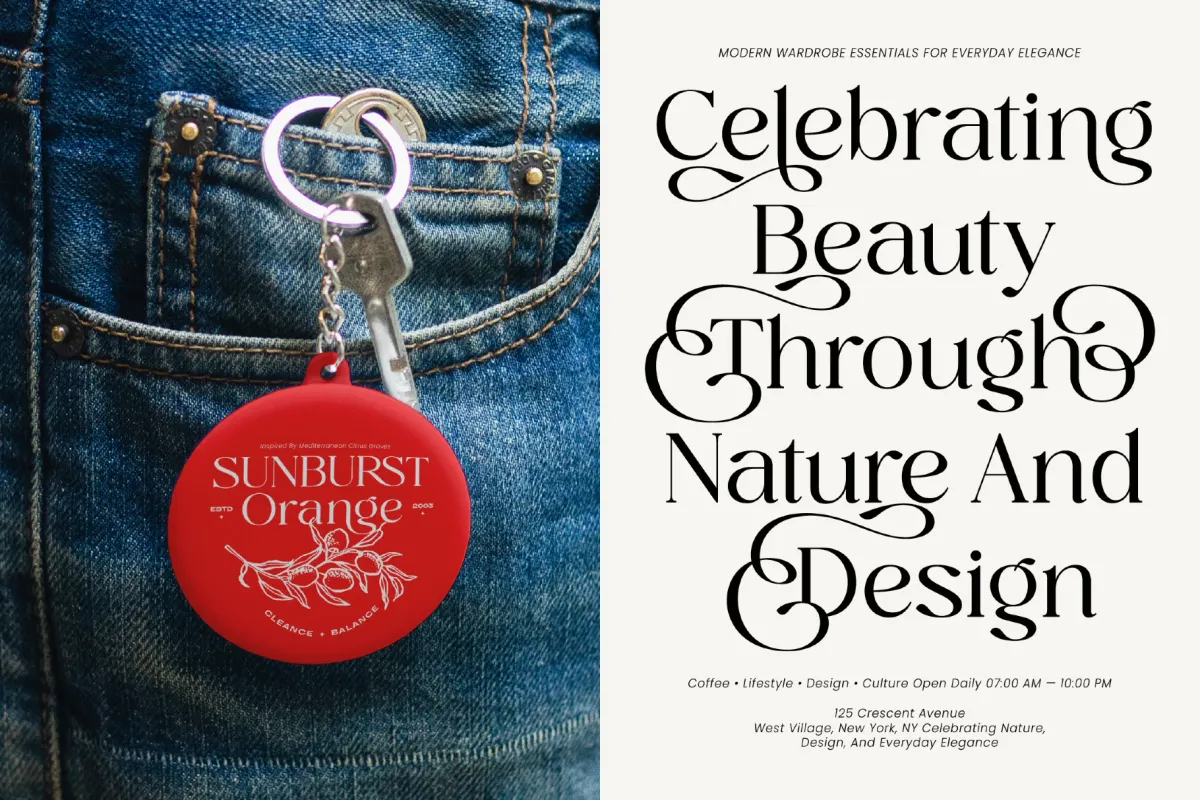 Midnight Cafe Society - Elegant Serif Font
