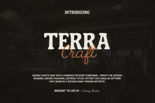 Terra Craft – Serif Script Duo