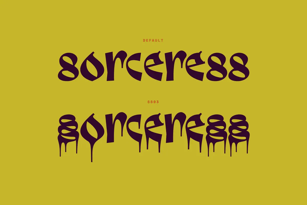 Trickster - Free Dripping Blackletter Font
