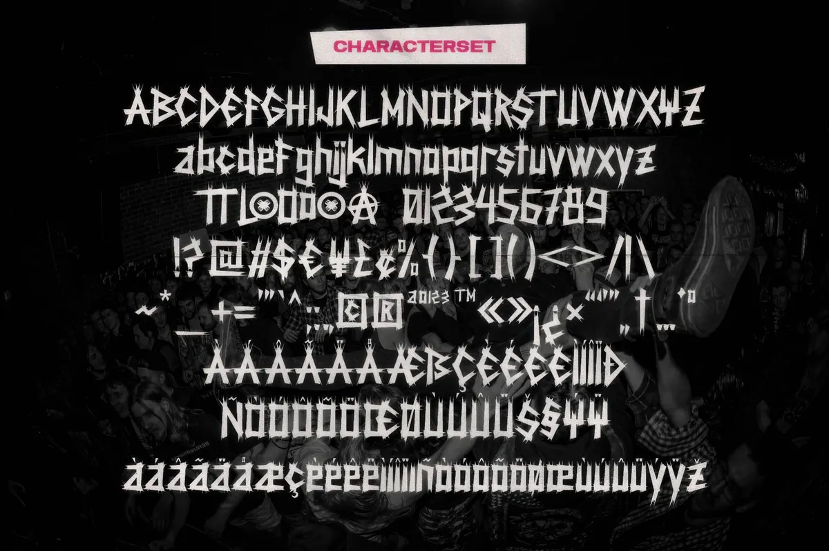 Brainoise — Punk Display Font