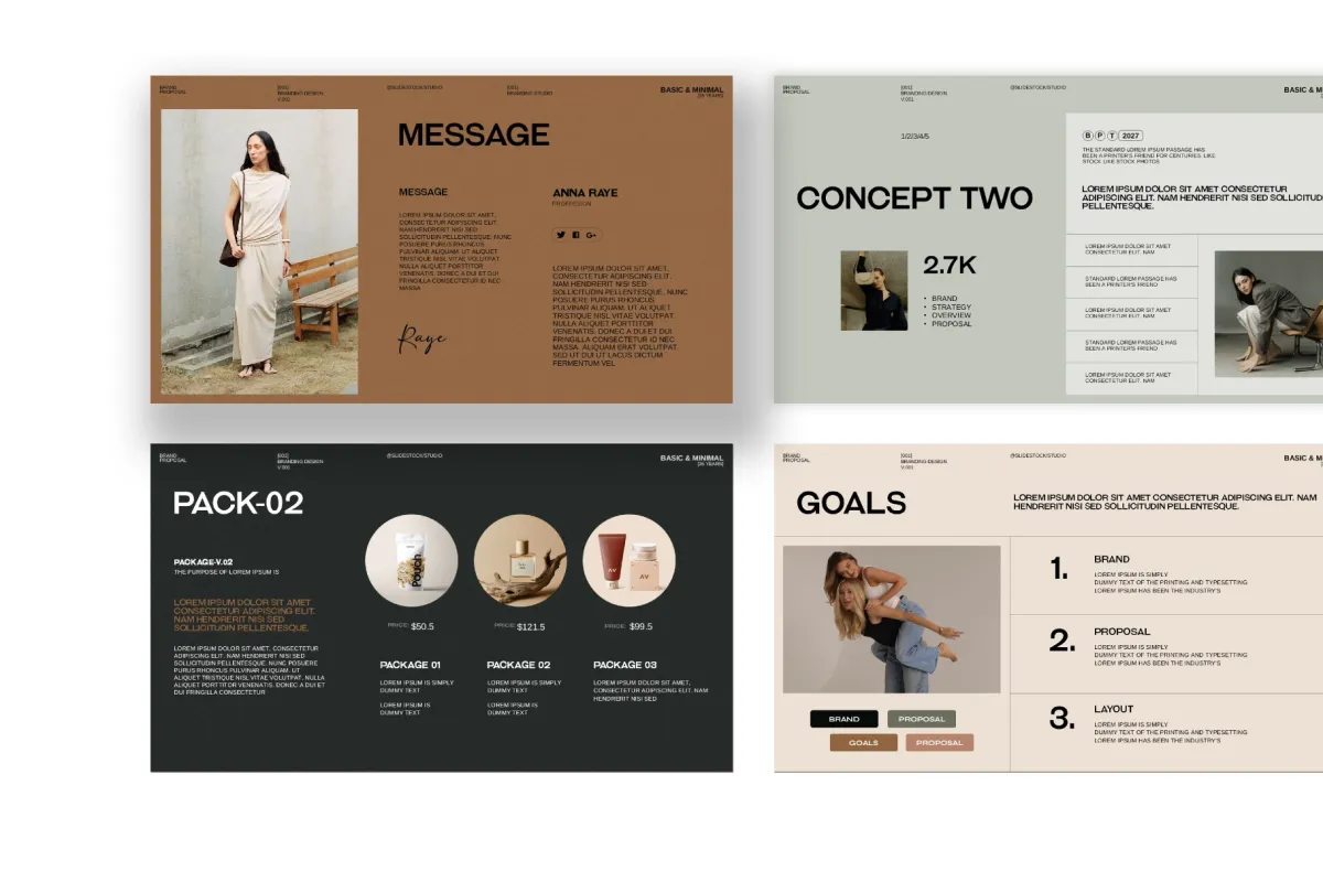 Aesthetic Brand Proposal Presentation Template