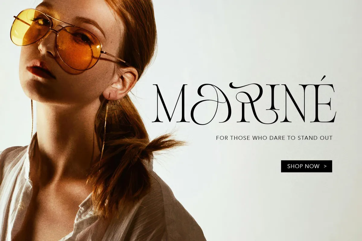 Luxury Charm — Modern Ligature Font