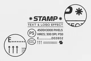 Stamp Printer Design Effect