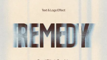 Broken Printer Text Effect