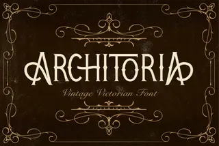 Architoria — Vintage Victorian Font