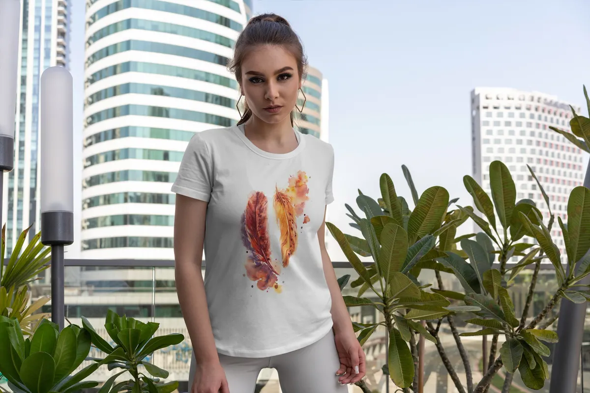 Women T-Shirt Mockup Set