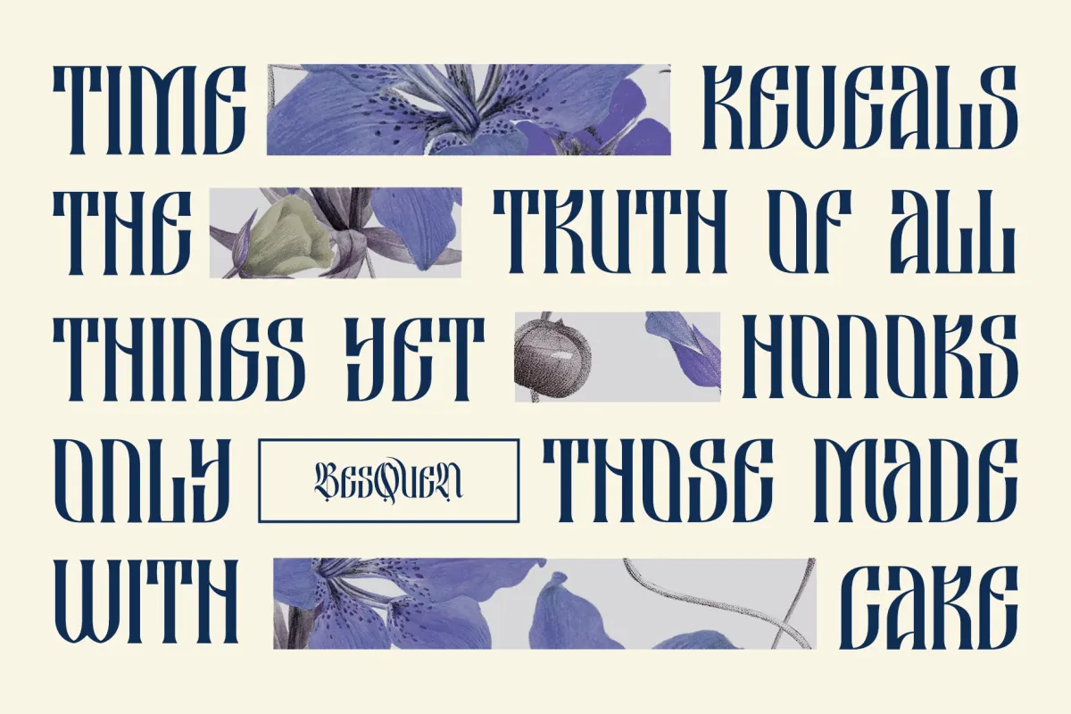 Besquen - Modern Blackletter Font
